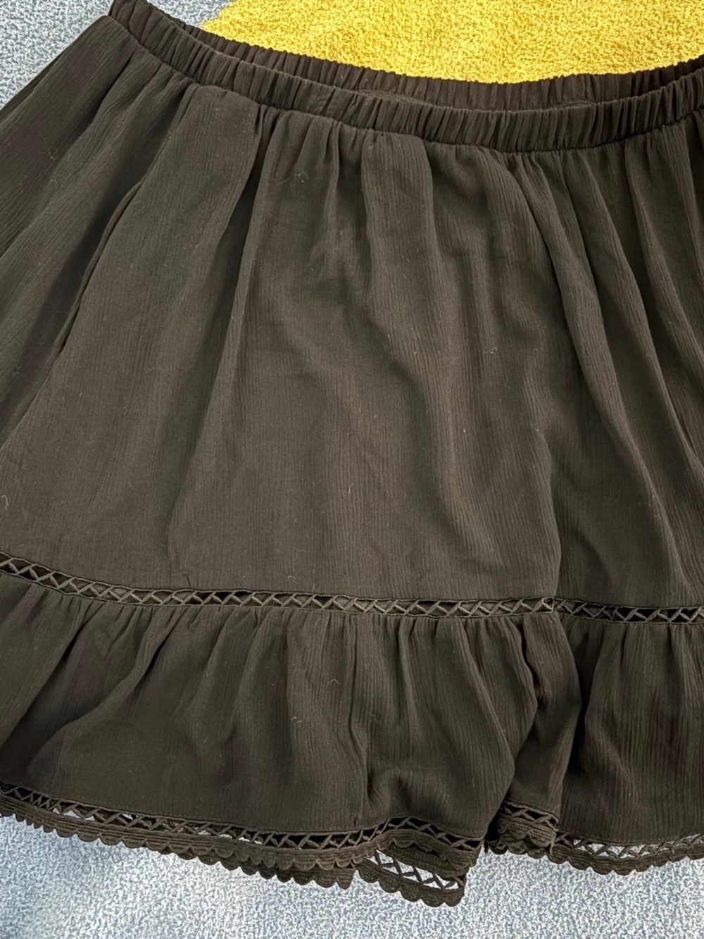 Torrid black skirt 0x or 12 nwt